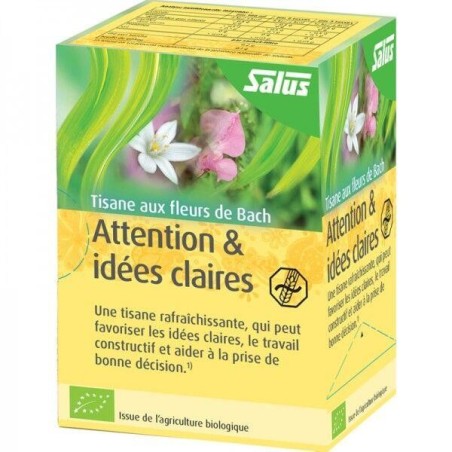 Tisane Attention and Idées claires bio de Salus