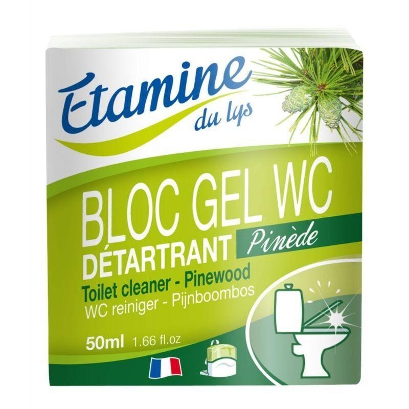 Bloc gel WC Etamine du Lys parfumé au pin et eucalyptus