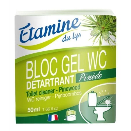 Bloc gel WC Etamine du Lys parfumé au pin et eucalyptus