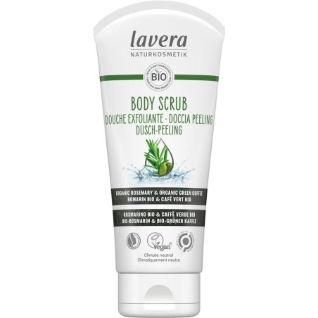 Douche exfoliante bio Lavera 75 ml pour peau douce