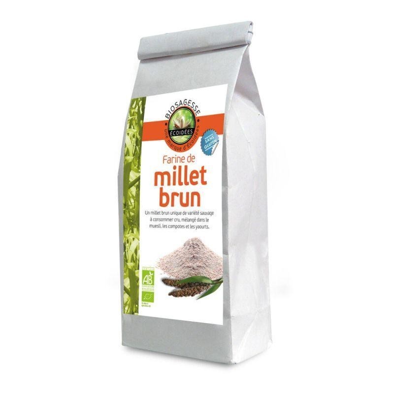 Farine de millet brun sauvage Biosagesse
