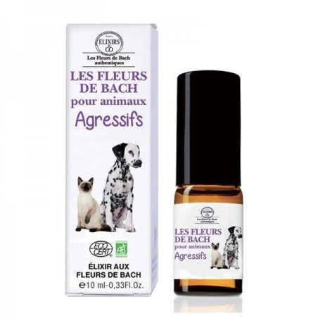 Spray Fleurs de Bach pour animaux agressifs