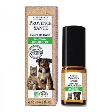 Fleurs de Bach Animaux peureux bio en spray pour apaiser chiens et chats