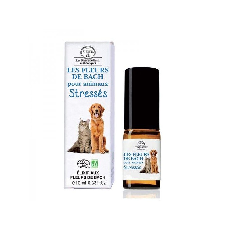 Image du Spray Fleurs de Bach pour animaux stressés bio