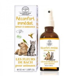 Image du Spray d'ambiance Réconfort immédiat Fleurs de Bach pour animaux