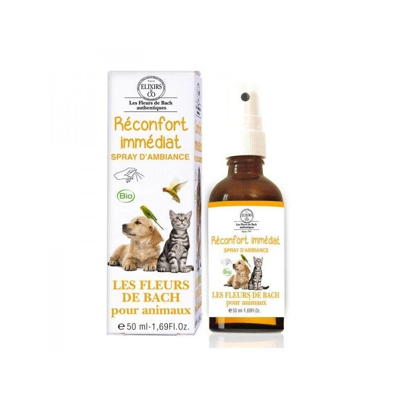 Image du Spray d'ambiance Réconfort immédiat Fleurs de Bach pour animaux