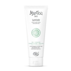 Gel douche bio Concombre et Melon Marilou Bio 200 ml