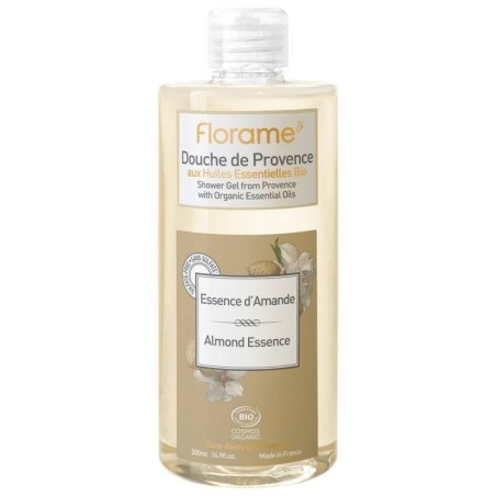 Gel douche bio Florame à l'essence d'amande