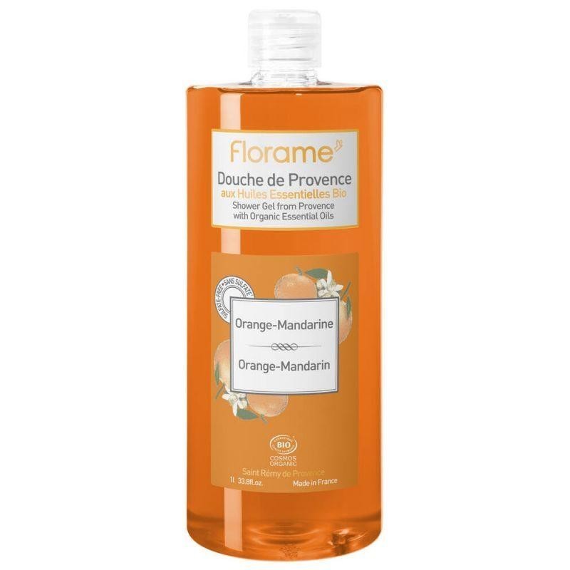 Gel douche bio de Provence Orange Mandarine