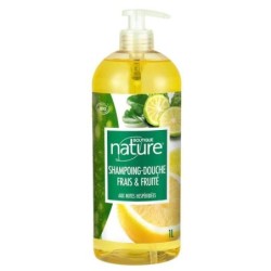 Shampoing-douche frais and fruité bio