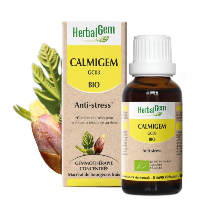 Calmigem bio GC03 - Complexe en gemmothérapie pour apaiser le stress et la nervosité