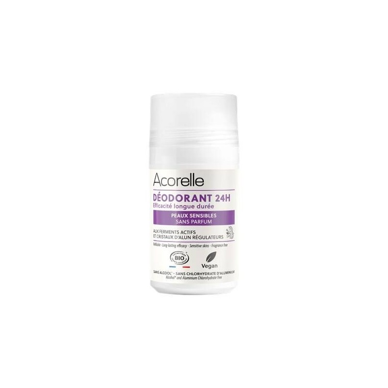 Déodorant 24h Peaux sensibles Roll-on 50 ml