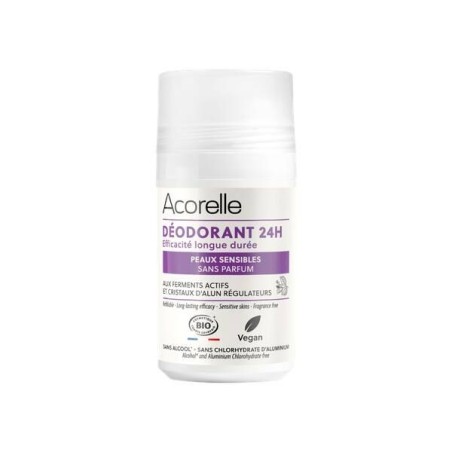 Déodorant 24h Peaux sensibles Roll-on 50 ml