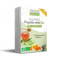 Gommes Propolis verte bio miel orange - pastilles naturelles pour la gorge