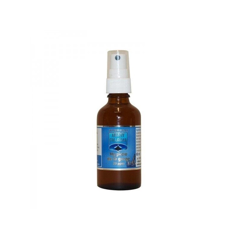 Spray naturel pour la gorge à l'argent colloïdal 20 ppm de Vecteur Energy