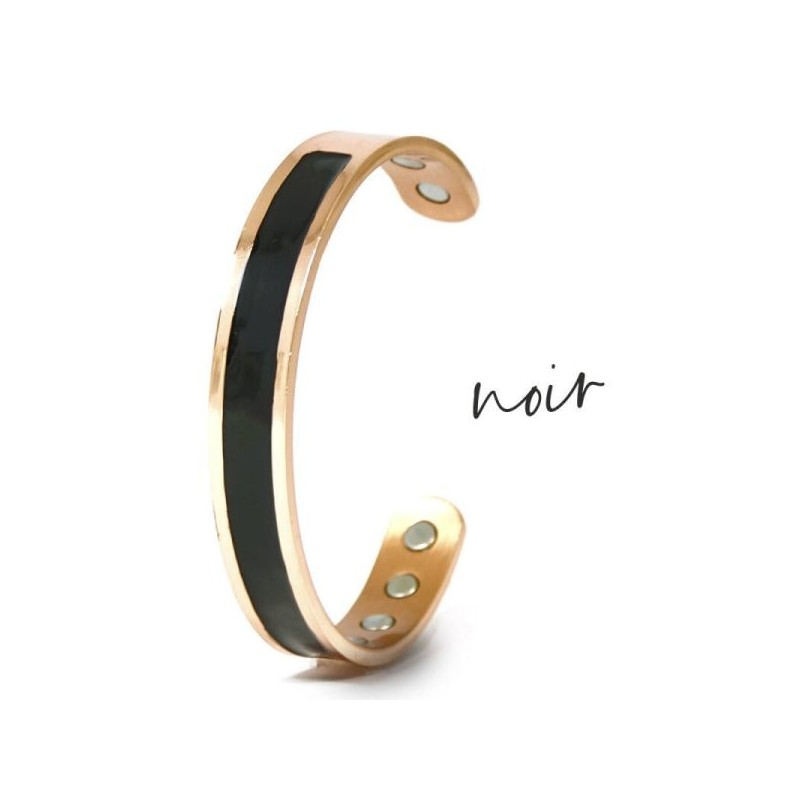 Bracelet cuivre Noir 17 à 20 cm