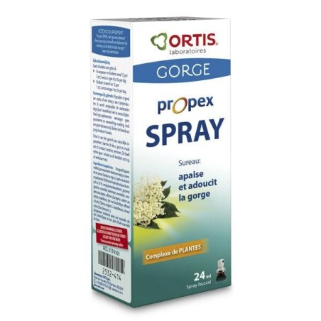 Propex spray-gorge Ortis - Soulagement naturel pour gorges sensibles
