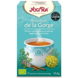 Infusion ayurvédique bio Réconfort gorge Yogi Tea