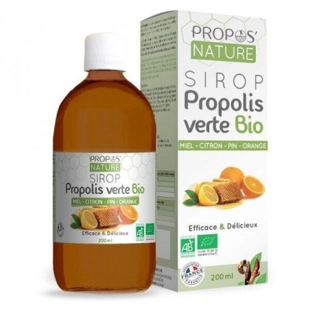 Sirop Propolis verte bio sans alcool