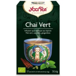 Infusion ayurvédique Chaï vert bio Yogi Tea