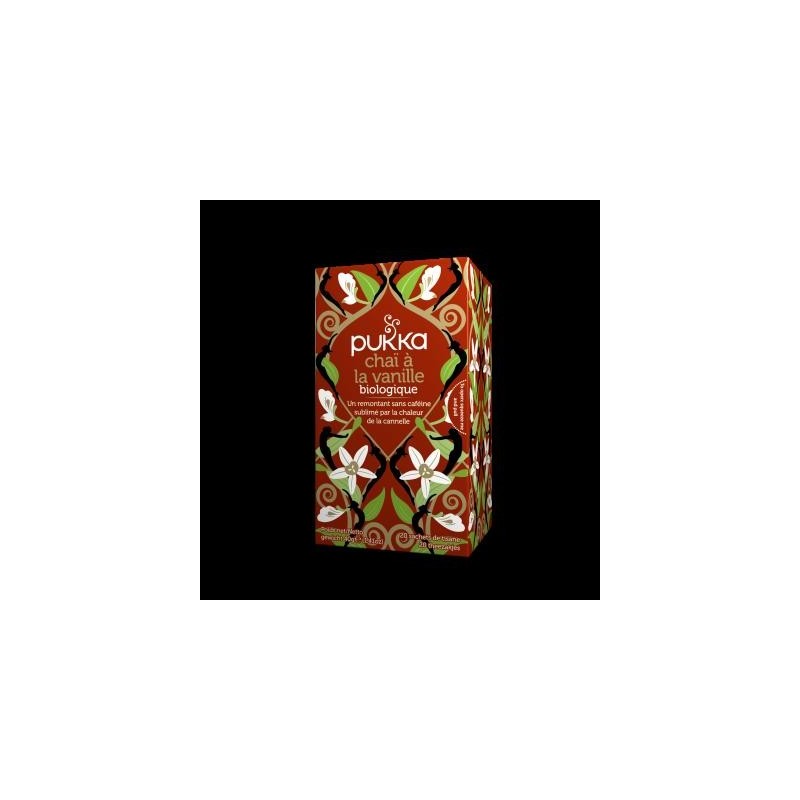 Infusion Ayurvédique bio Chai à la vanille Pukka