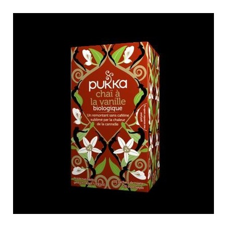 Infusion Ayurvédique bio Chai à la vanille Pukka