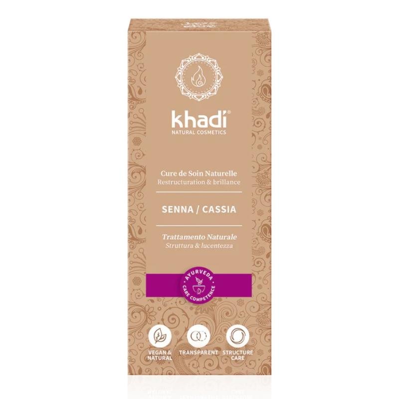 Teinture aux plantes ayurvédiques Khadi Senna/Cassia