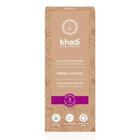 Teinture aux plantes ayurvédiques Khadi Senna/Cassia