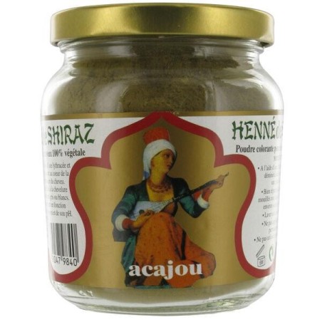 Henné de Shiraz Acajou en comprimés pour coloration naturelle