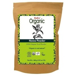 Poudre de Henné bio Radico pour coloration naturelle et soins des cheveux