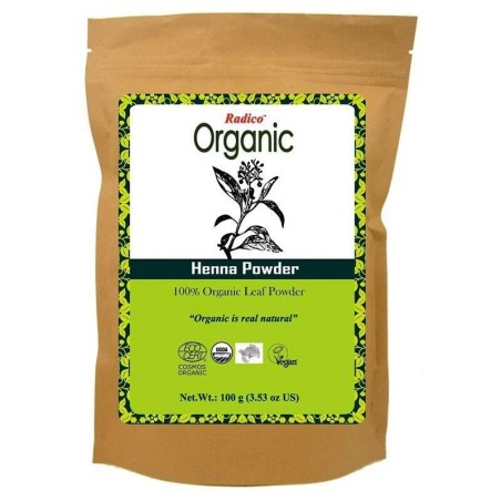 Poudre de Henné bio Radico pour coloration naturelle et soins des cheveux