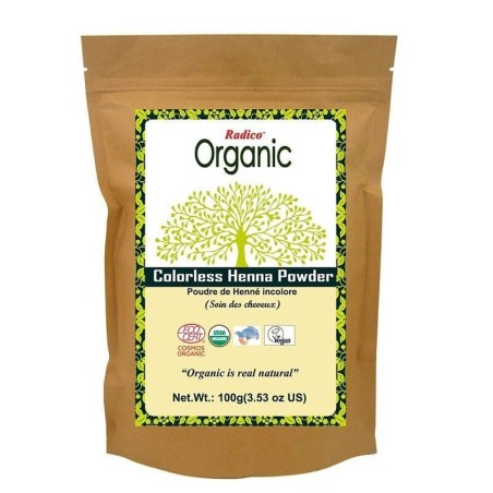 Poudre de Henné incolore bio Radico