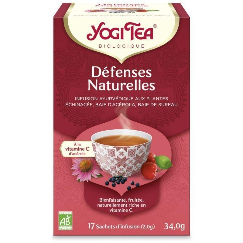 Infusion ayurvédique Défenses naturelles bio de Yogi Tea