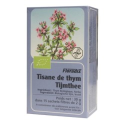 Tisane Thym bio Salus en infusettes pour soulager la toux et favoriser la digestion