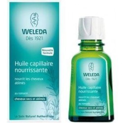 Huile capillaire nourrissante Weleda pour cheveux secs et abîmés