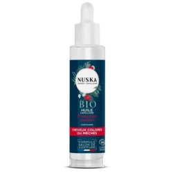 Huile capillaire protection couleur bio Nuska