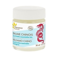 Baume chinois aux 8 huiles essentielles bio pour relaxation et décontraction musculaire