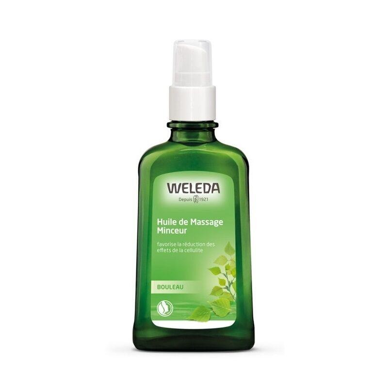 Huile de massage Minceur Weleda - soin anti-cellulite en spray pour une peau lisse et ferme