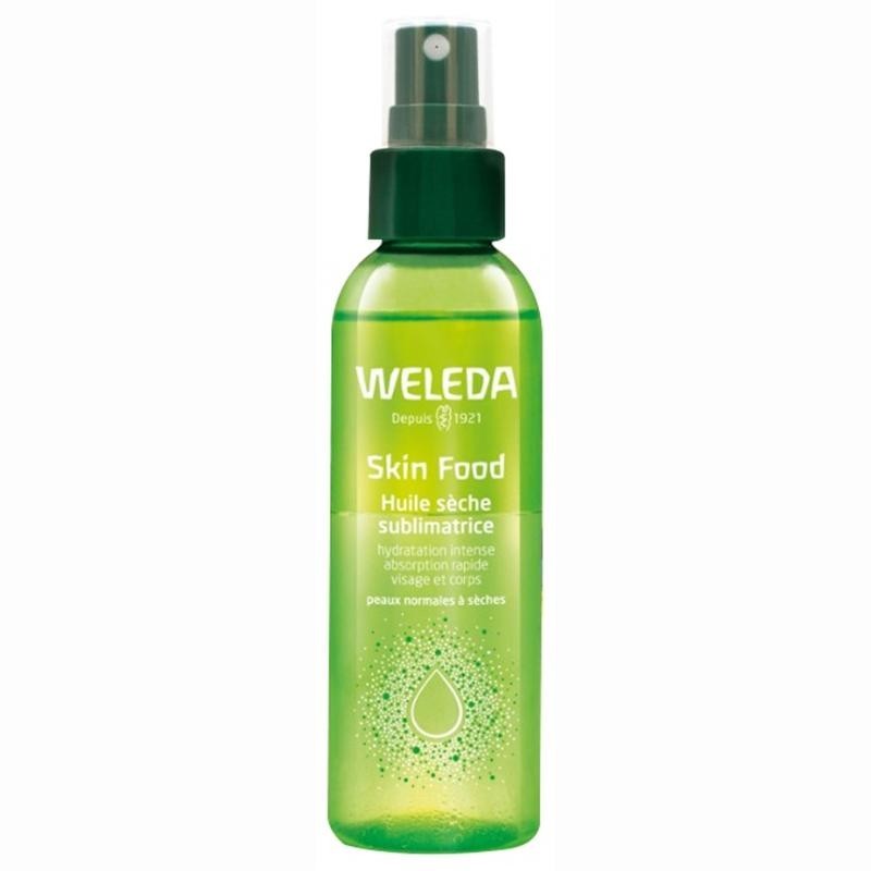 Huile sèche sublimatrice Skin Food de Weleda pour une peau douce et éclatante