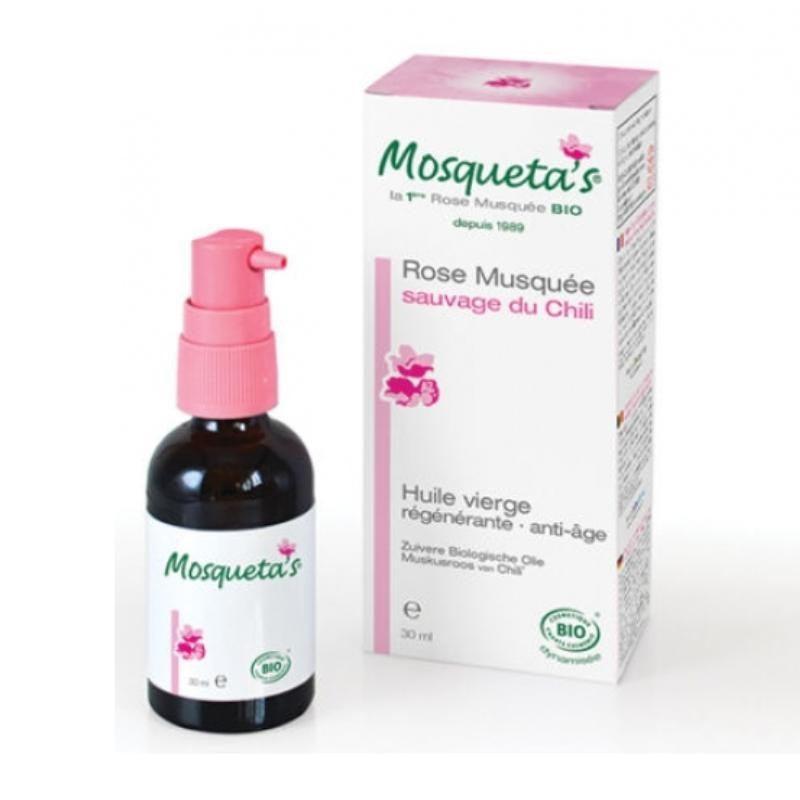 Huile de rose musquée bio Mosqueta's