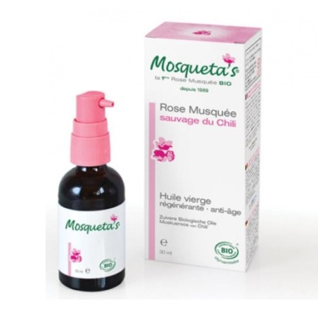 Huile de rose musquée bio Mosqueta's