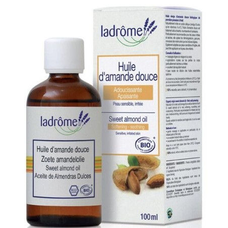 Huile végétale bio d'amande douce Ladrôme