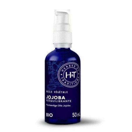 Huile végétale de Jojoba bio des laboratoires Herbes and Traditions