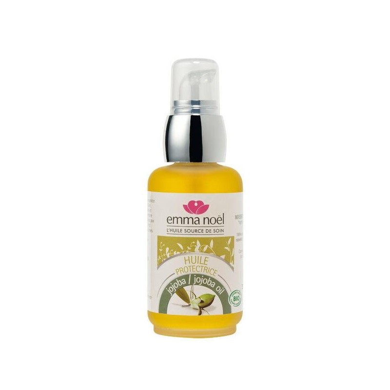 Huile vierge de Jojoba bio d'Emma Noël - soin naturel pour peau et cheveux