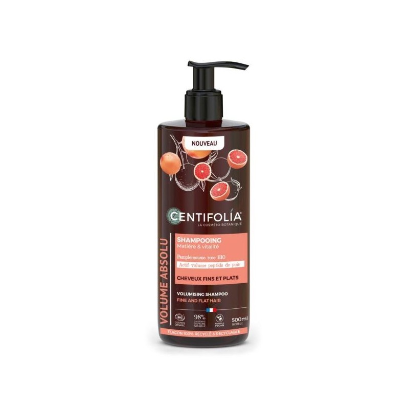 Shampoing volume cheveux fins et plats Flacon-Pompe 500 ml