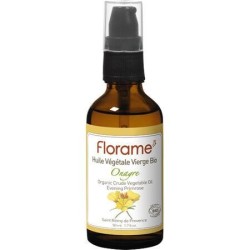 Florame Onagre - Huile végétale vierge bio 60 capsules pour peau sèche