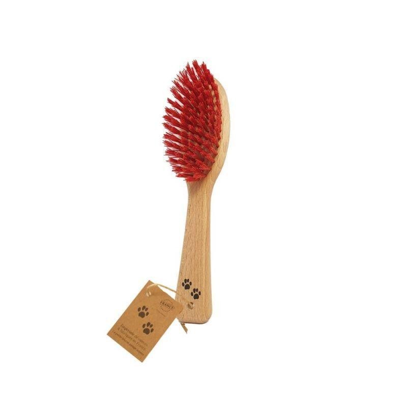 Petite brosse pour animaux Empreinte pour un pelage soyeux et brillant