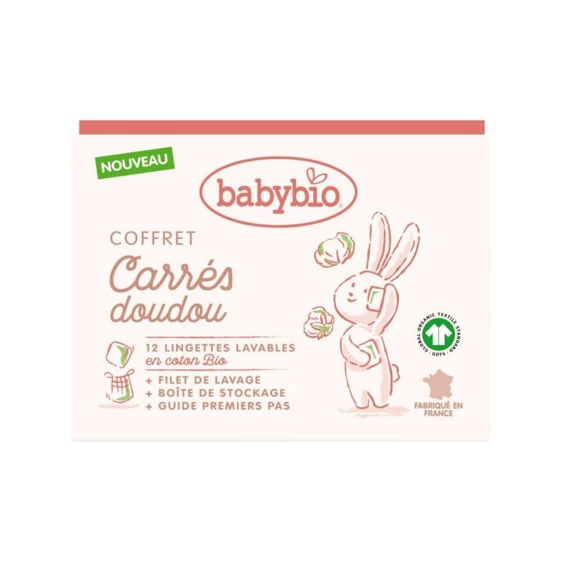 Coffret Carré Doudou  certifié GOTS