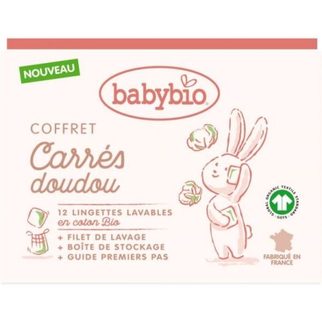 Coffret Carré Doudou  certifié GOTS