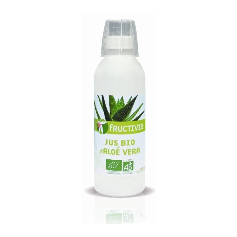 Jus d'aloé vera bio Fructivia 500 ml - soutien digestif